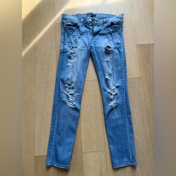 Distressed Flying Money Jeans - Picture 2 of 3